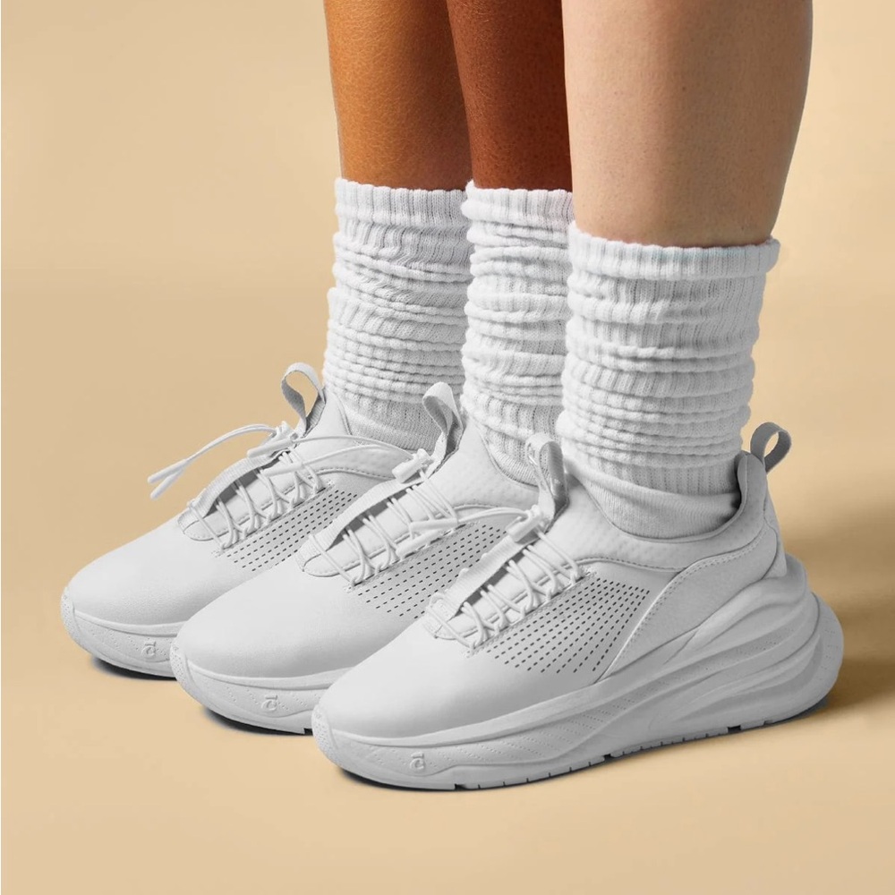 Clove All-White Chunky Athletic Sneaker - Picture 3 of 6